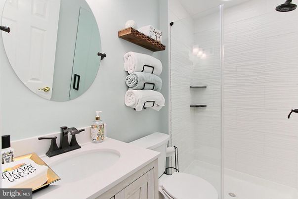 Bathroom, Glass Shower, Interior