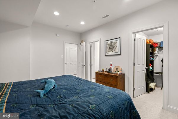 Bedroom, Interior, Recessed Lighting