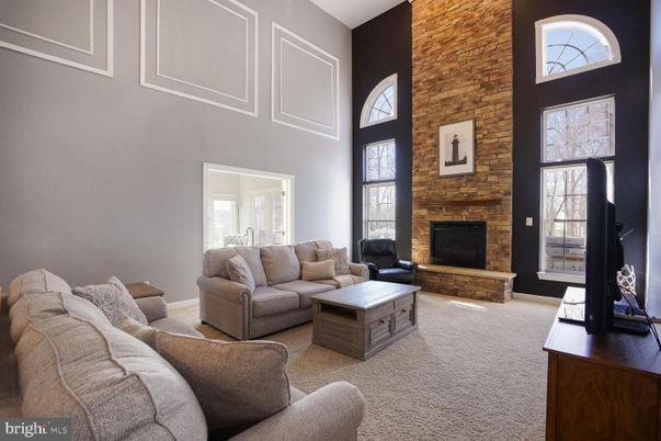 Fireplace, Interior, Living room, Stone Walls