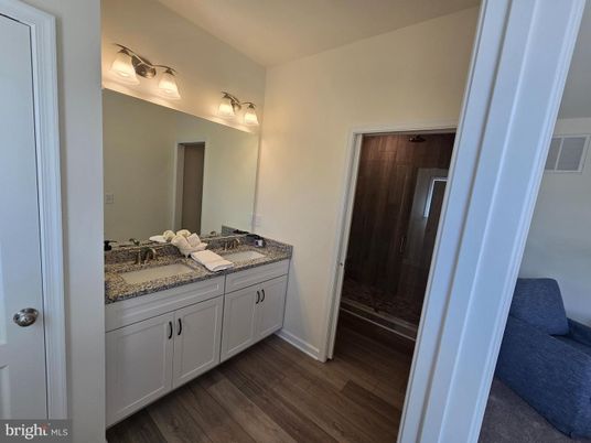 Bathroom, Interior, Wood Texture Flooring