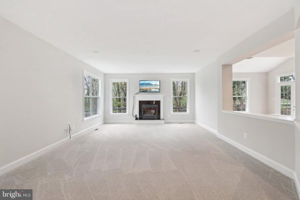 Empty room, Fireplace, Interior