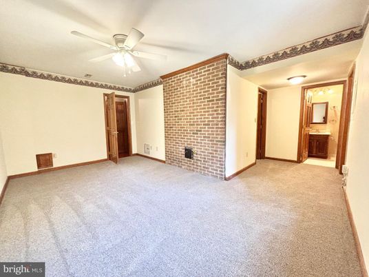 Bathroom, Empty room, Interior, Stone Walls
