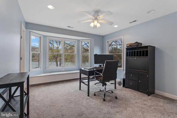Home Office, Interior, Recessed Lighting