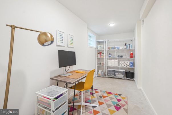 Home Office, Interior, Recessed Lighting