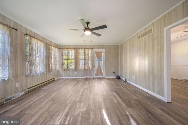 Empty room, Interior, Wood Texture Flooring