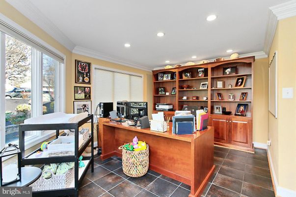 Home Office, Interior, Recessed Lighting