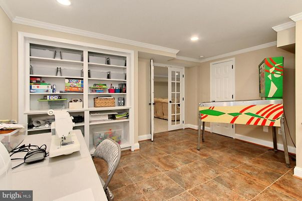 Home Office, Interior, Recessed Lighting