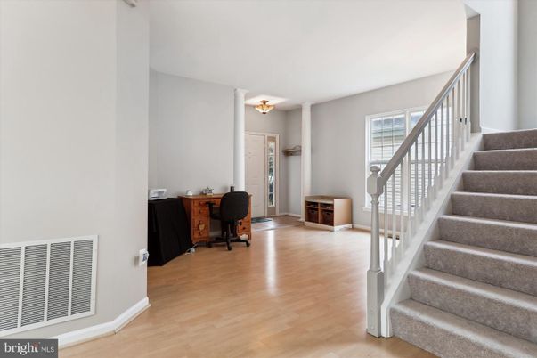 Home Office, Interior, Wood Texture Flooring