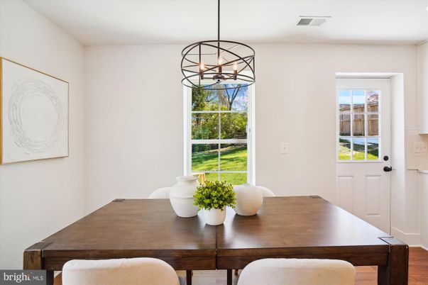 Chandelier, Dining room, Interior, Pendant Lights, Wood Texture Flooring