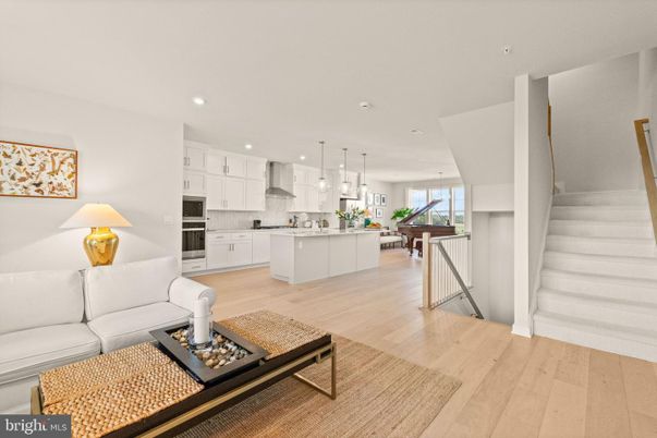 Interior, Kitchen, Living room, Pendant Lights, Recessed Lighting, Stainless Steel Appliances, Wood Texture Flooring
