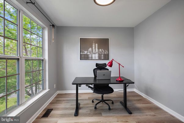 Home Office, Interior, Wood Texture Flooring