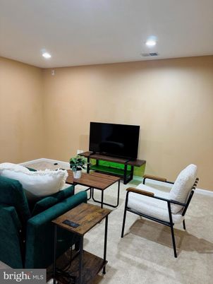 Interior, Living room, Recessed Lighting
