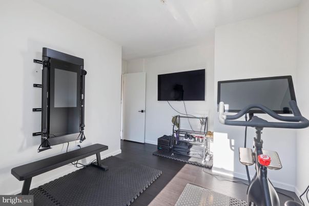 Fitness Equipment, Interior, Wood Texture Flooring