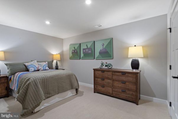 Bedroom, Interior, Recessed Lighting