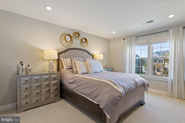 Bedroom, Interior, Recessed Lighting