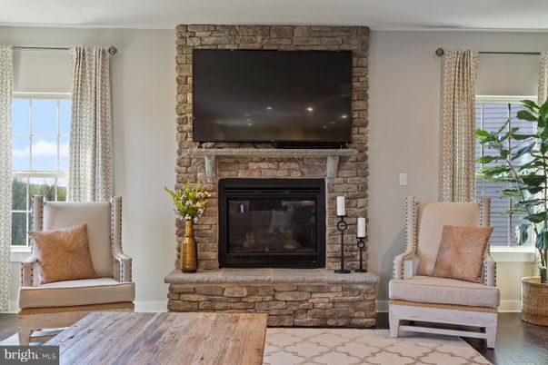 Fireplace, Interior, Stone Walls