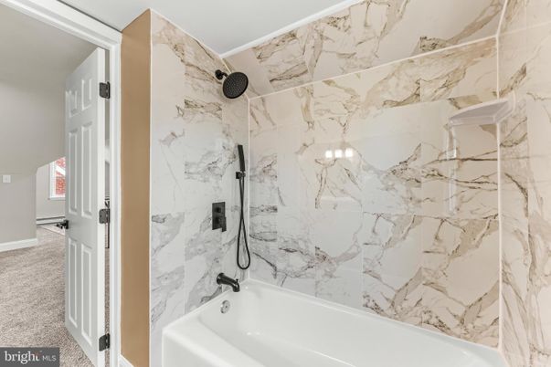 Bathroom, Interior, Marble Walls