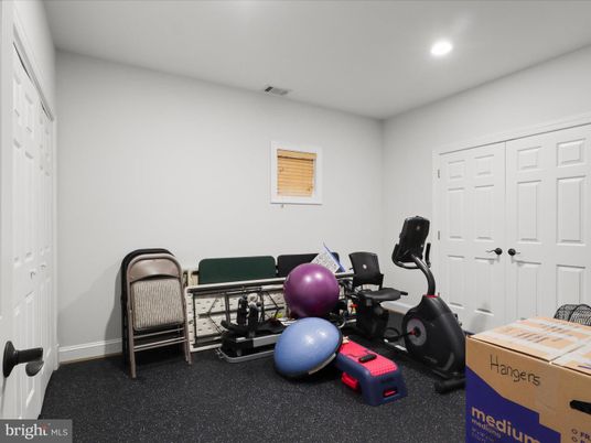 Fitness Equipment, Interior, Recessed Lighting