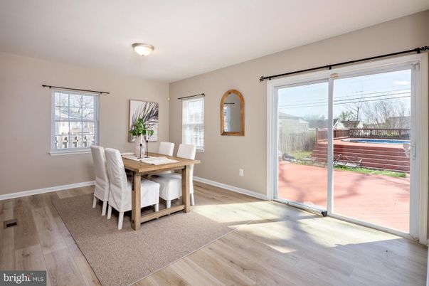 Dining room, Interior, Wood Texture Flooring
