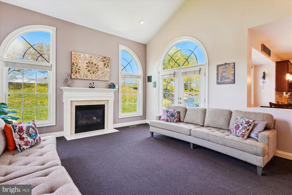 Fireplace, Interior, Living room, Recessed Lighting