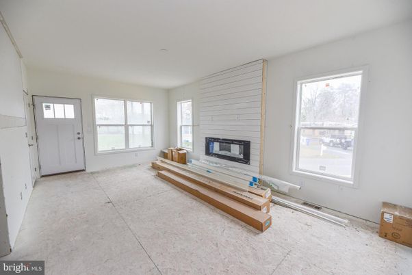 Empty room, Fireplace, Interior