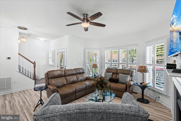 Interior, Living room, Pendant Lights, Wood Texture Flooring
