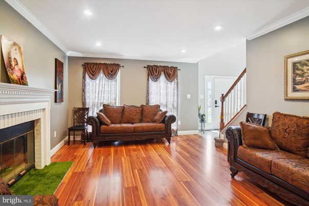 Fireplace, Interior, Recessed Lighting, Wood Texture Flooring