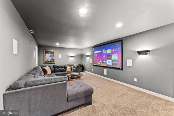 Interior, Living room, Recessed Lighting