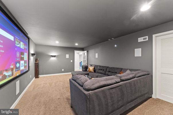 Interior, Living room, Recessed Lighting