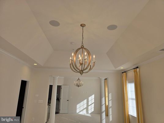Chandelier, Interior, Recessed Lighting