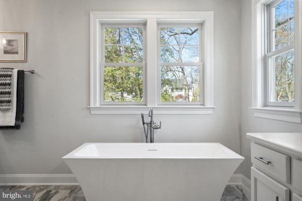 Bathroom, Free Standing Baths, Interior, Marble