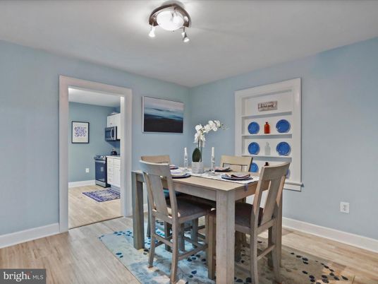 Dining room, Interior, Wood Texture Flooring