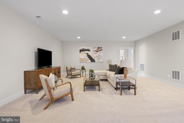 Interior, Living room, Recessed Lighting