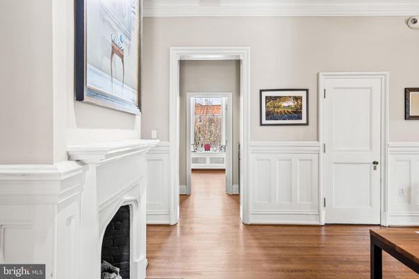 Fireplace, Interior, Wood Texture Flooring