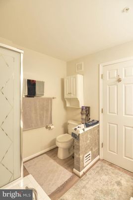 Bathroom, Interior, Marble, Marble Walls, Wood Texture Flooring