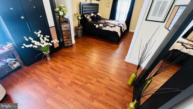 Bedroom, Interior, Wood Texture Flooring