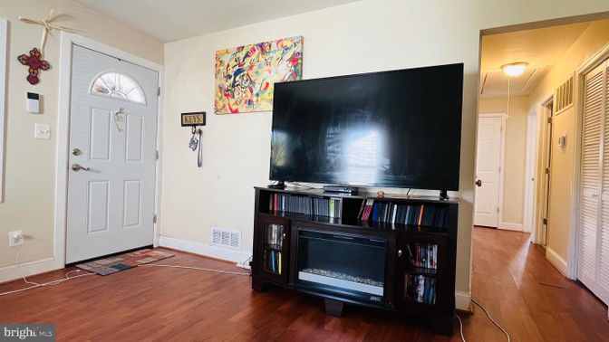 Fireplace, Interior, Wood Texture Flooring