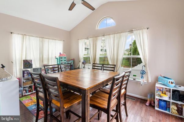 Dining room, Interior, Wood Texture Flooring