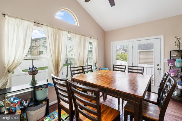 Dining room, Interior, Wood Texture Flooring