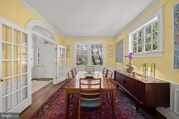 Dining room, Interior, Wood Texture Flooring