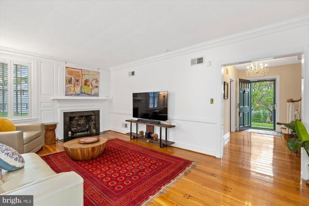 Chandelier, Fireplace, Interior, Living room, Wood Texture Flooring