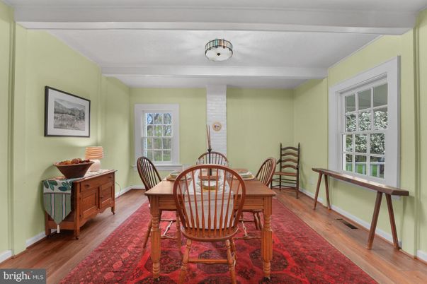 Dining room, Interior, Wood Texture Flooring