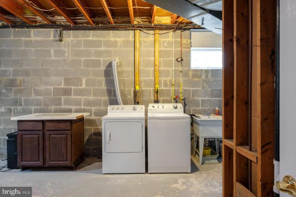 Interior, Stone Walls, Washer