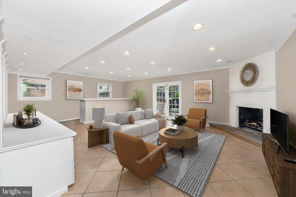 Fireplace, Interior, Living room, Recessed Lighting