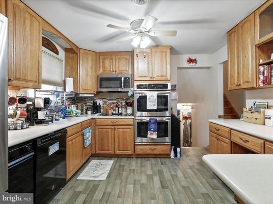 Interior, Kitchen, Wood Texture Flooring