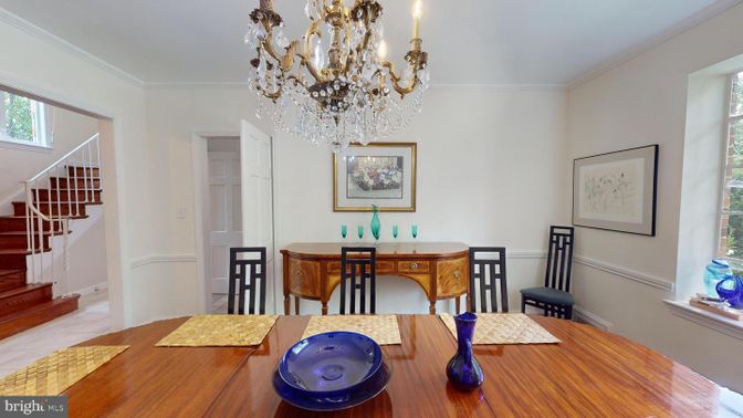 Chandelier, Dining room, Interior