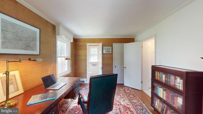 Home Office, Interior, Wood Texture Flooring