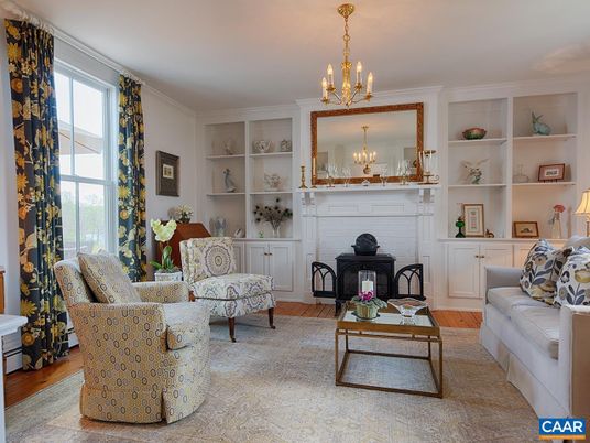 Chandelier, Fireplace, Interior, Living room, Wood Texture Flooring