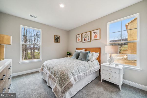 Bedroom, Interior, Recessed Lighting