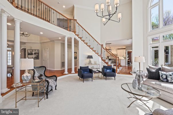 Chandelier, Interior, Living room, Recessed Lighting